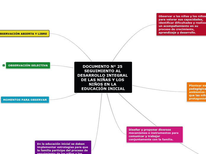 DOCUMENTO N° 25 SEGUIMIENTO AL DESARROLLO INTEGRAL DE LAS NIÑAS Y LOS NIÑOS EN LA EDUCACIÓN INICIAL