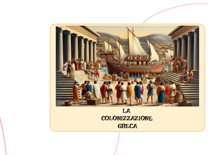 LA COLONIZZAZIONE GRECA