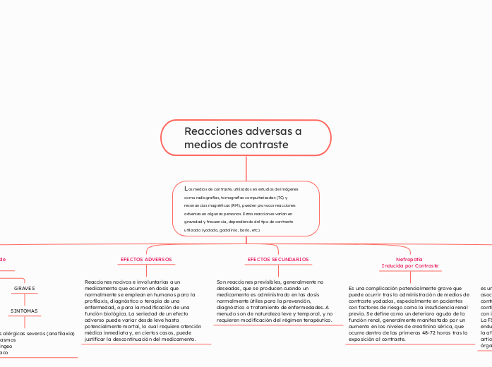 Reacciones adversas a medios de contraste 