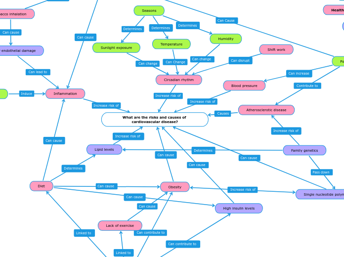 What are the risks and causes of cardiovascular disease?