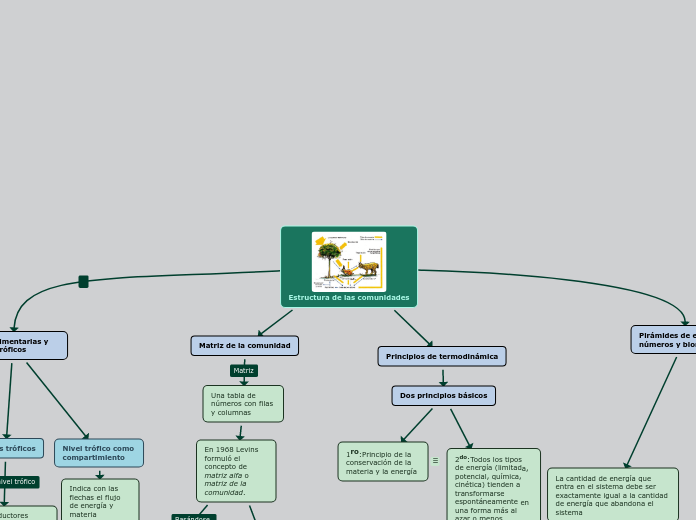 Estructura de las comunidades