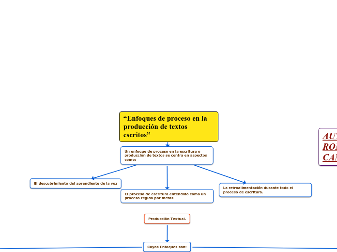 “Enfoques de proceso en la producción de textos escritos”