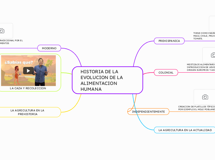 HISTORIA DE LA EVOLUCION DE LA ALIMENTACION HUMANA