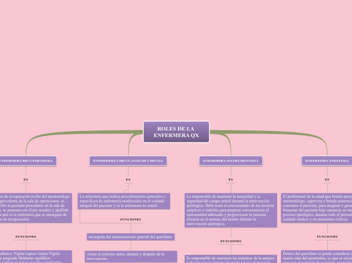 ROLES DE LA ENFERMERA QX