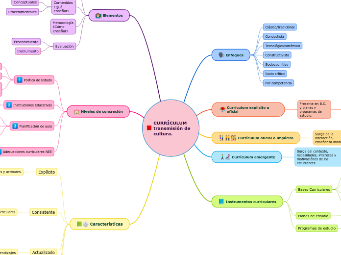 CURRÍCULUM transmisión de cultura.