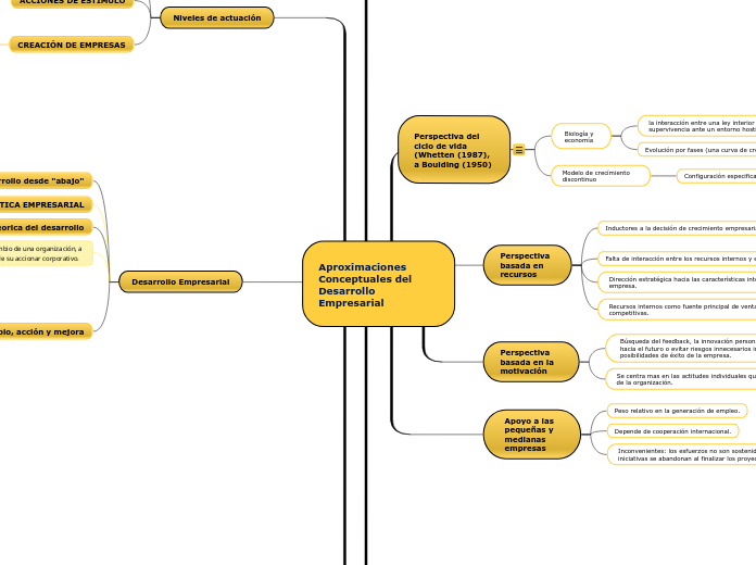 Aproximaciones Conceptuales del Desarrollo Empresarial