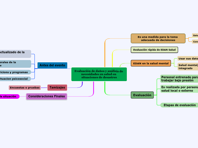 Evaluación de daños y análisis de necesidades en salud en situaciones de desastres
