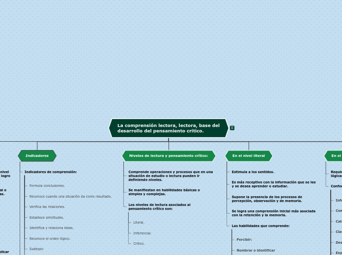 Electiva Saber Pro - Mapa conceptual comprension lectora. SARA LARA.