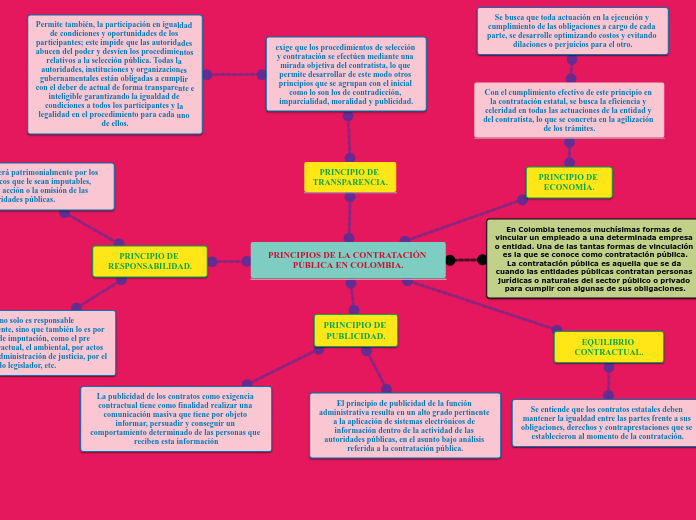 PRINCIPIOS DE LA CONTRATACIÓN PÚBLICA EN COLOMBIA.