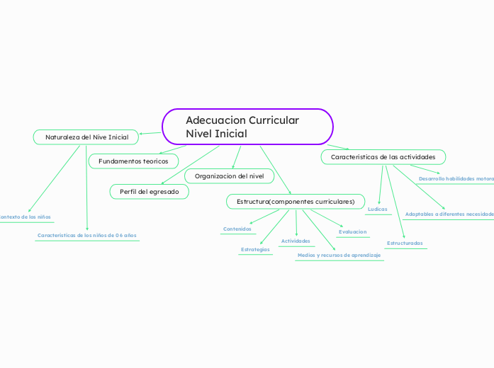 Adecuacion Curricular        Nivel Inicial