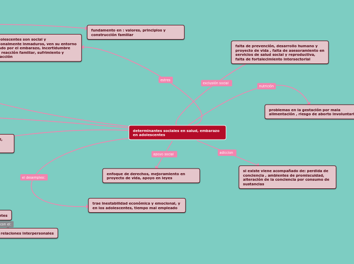 determinantes sociales en salud, embarazo en adolescentes