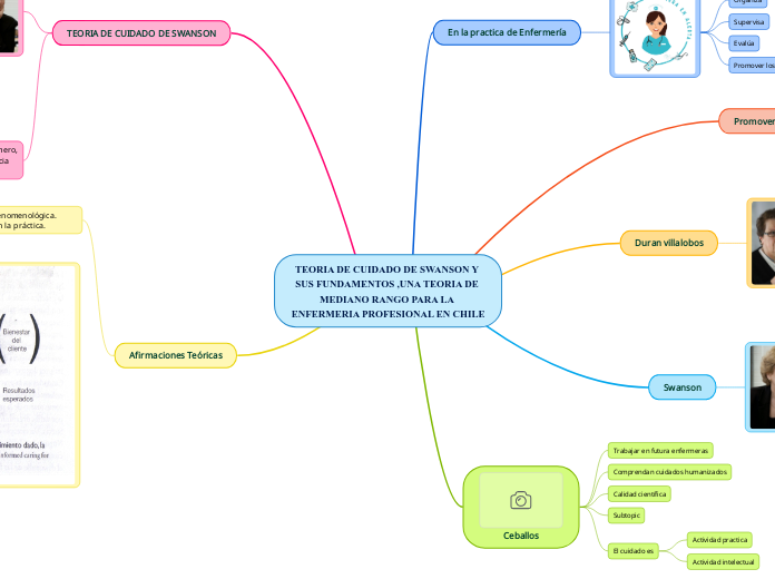 TEORIA DE CUIDADO DE SWANSON Y SUS FUNDAMENTOS ,UNA TEORIA DE MEDIANO RANGO PARA LA ENFERMERIA PROFESIONAL EN CHILE