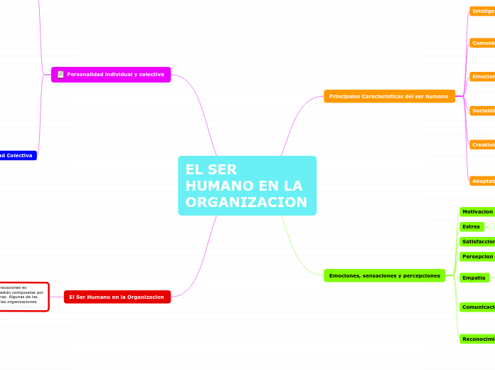 EL SER HUMANO EN LA ORGANIZACION 