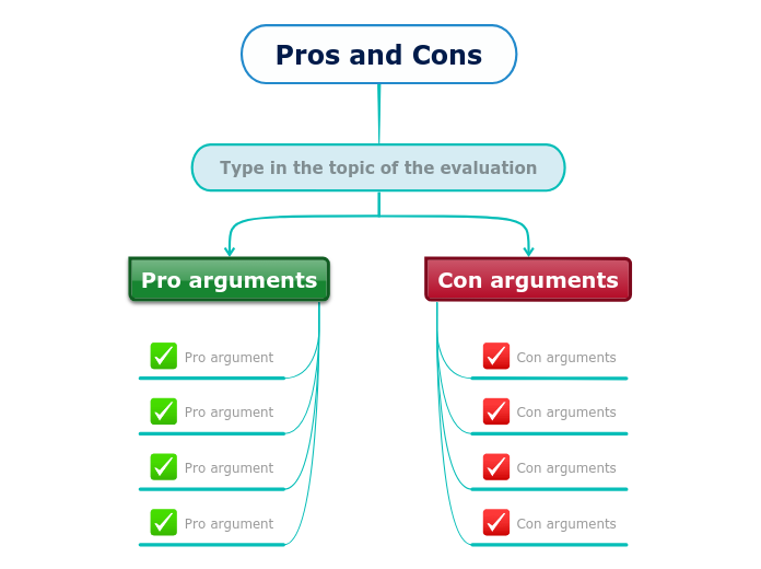 Pros and Cons Template