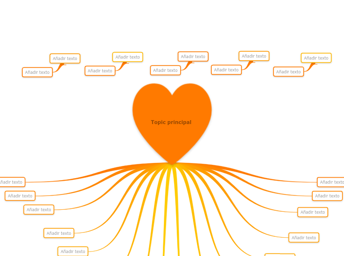 Corazón naranja